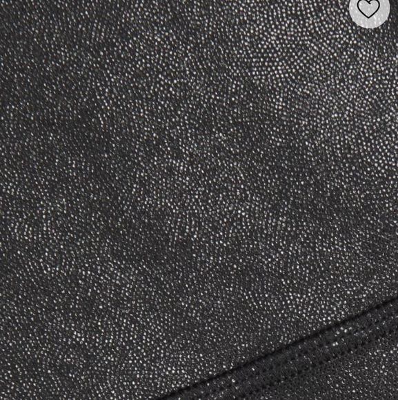 lululemon Align™ High-Rise Pant Shine Black Leggings with Logo Sz 6 - Picture 5 of 5